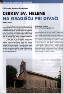 Cerkev sv. Helene na Gradišču pri Divači