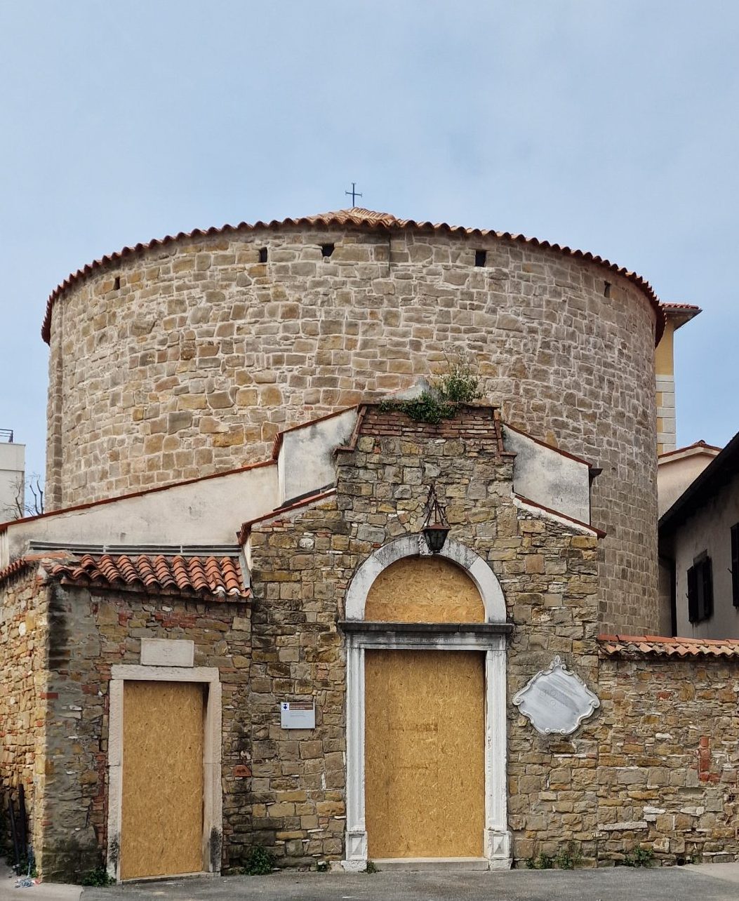 Marijina rotunda v Kopru, med prenovo