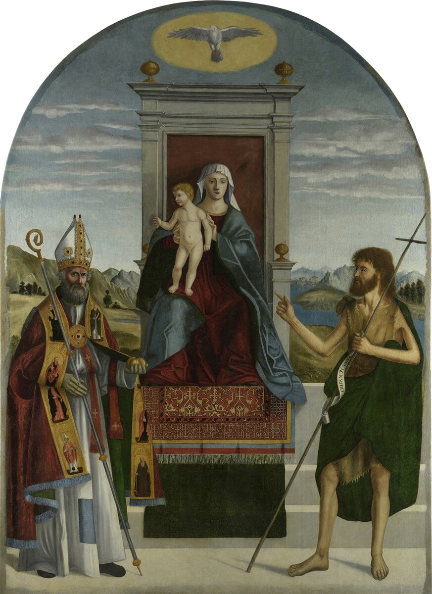 Benedetto Carpaccio's altarpiece, after surgery