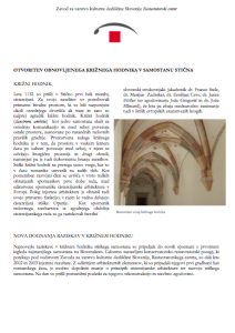 Otvoritev obnovljenega križnega hodnika v samostanu Stična