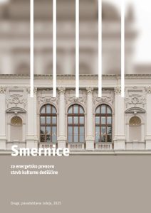 Smernice za energetsko prenovo  stavb kulturne dediščine, 2025